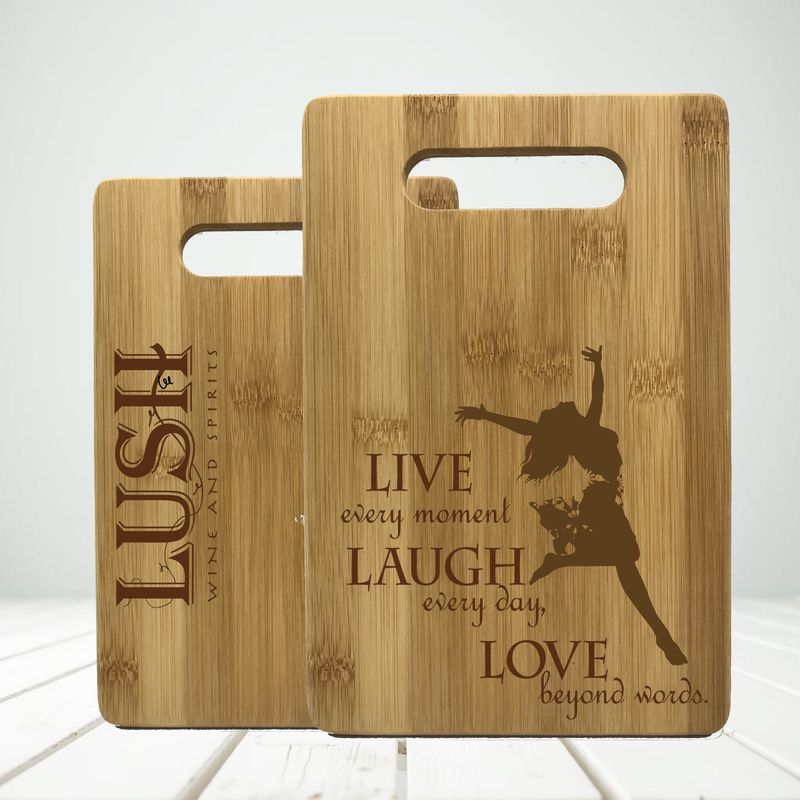 Engraved | Bamboo Rectangle Cutting Board | 2 Sizes