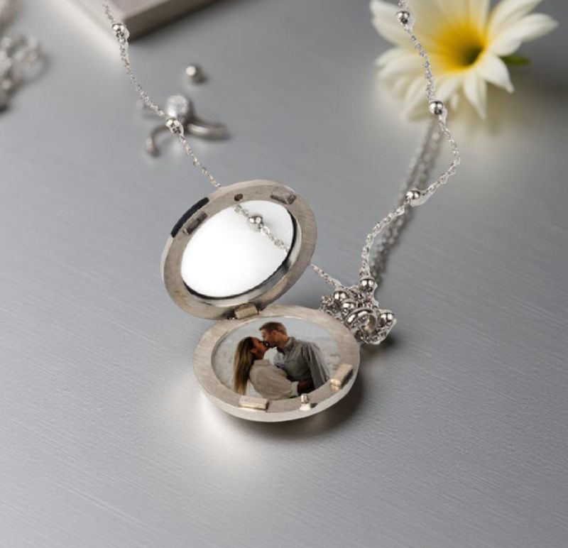 Personalized | Photo | Glass/Stainless Steel | Locket Necklace