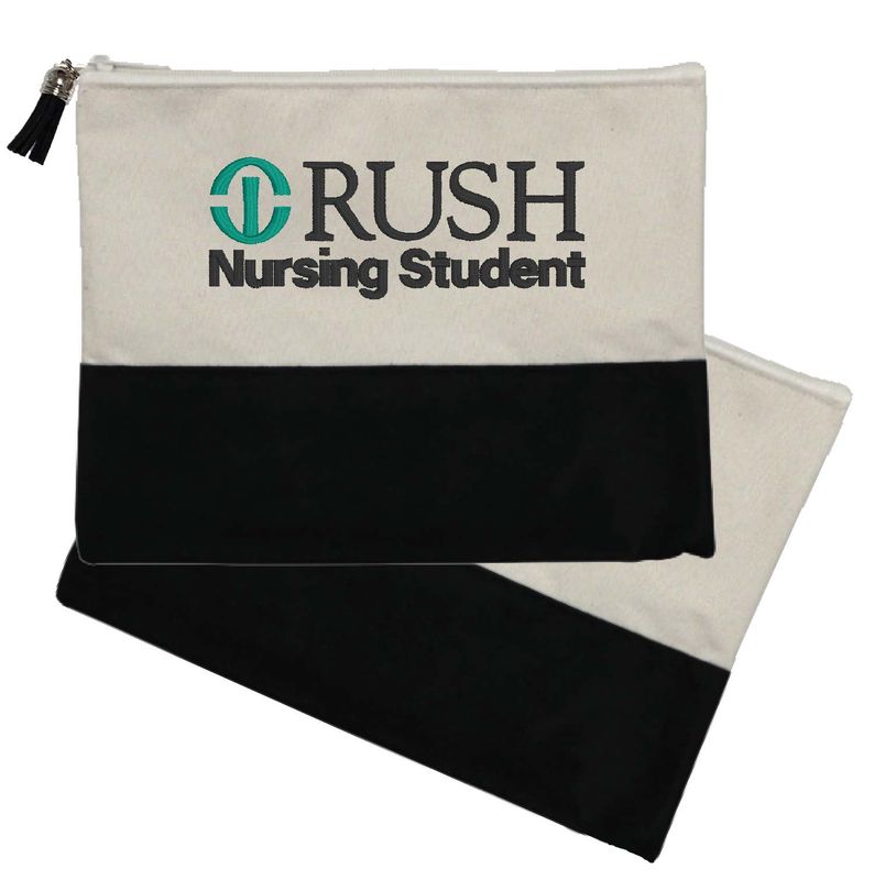 Rush University Medical Student | Embroidery | Cosmetic Bag