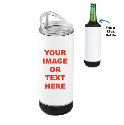 16oz. | Personalized | Photo | 4 in 1 Bluetooth Speaker | Can Cooler