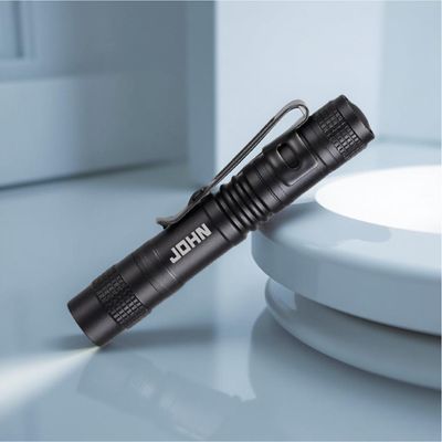 Engraved Name | Personalized |Pocket Flashlight with Clip | Great for Safety &amp; Travel | Black | Under $10 | 3.5"