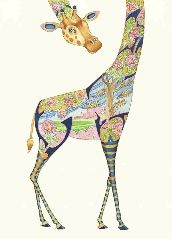 &#39;Giraffe&#39; Card