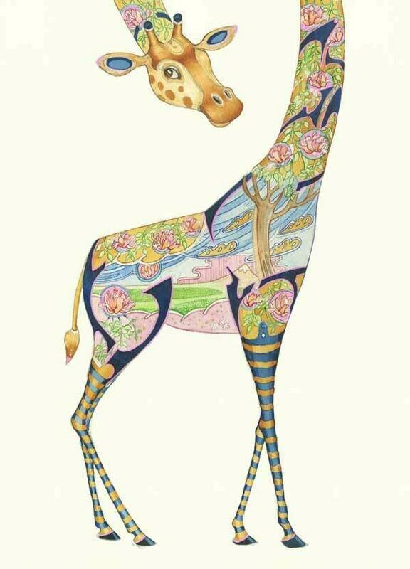 &#39;Giraffe&#39; Card