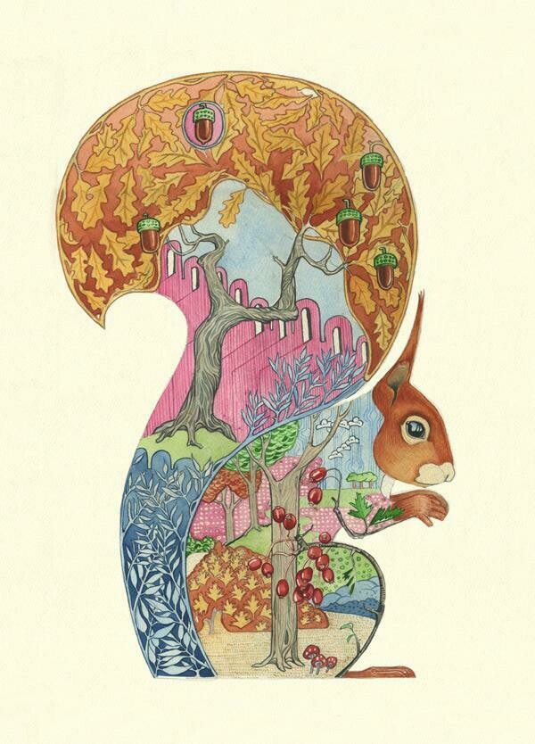 &#39;Red Squirrel&#39; Card