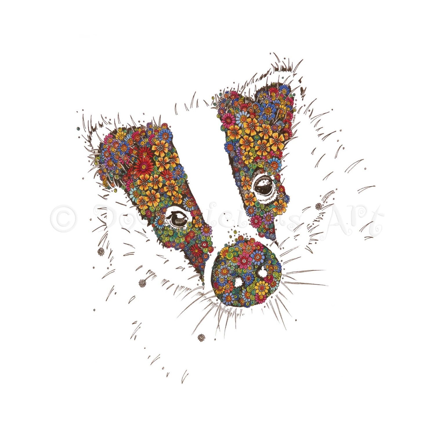 Badger Greeting Card