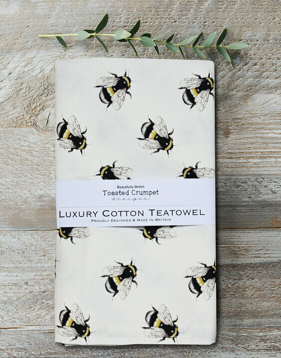 Bumblebee Tea Towel