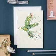 &#39;Western Yellow Wagtail&#39; Card