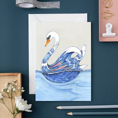 &#39;Swan&#39; Card