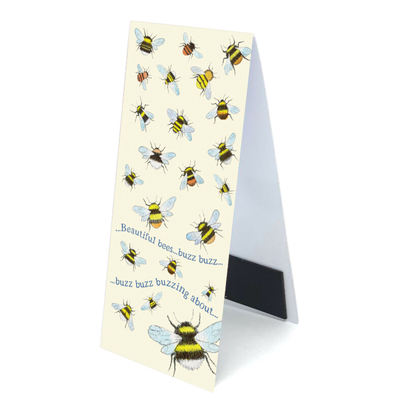 Bees Magnetic Bookmark