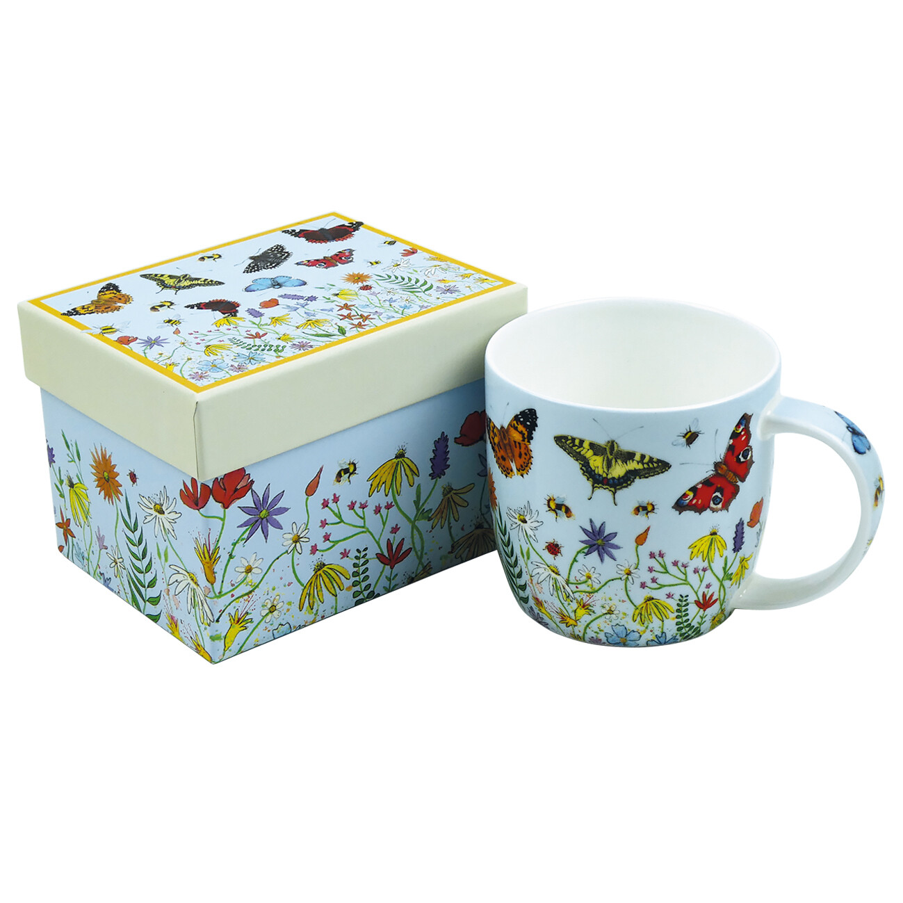 Butterflies China Mug