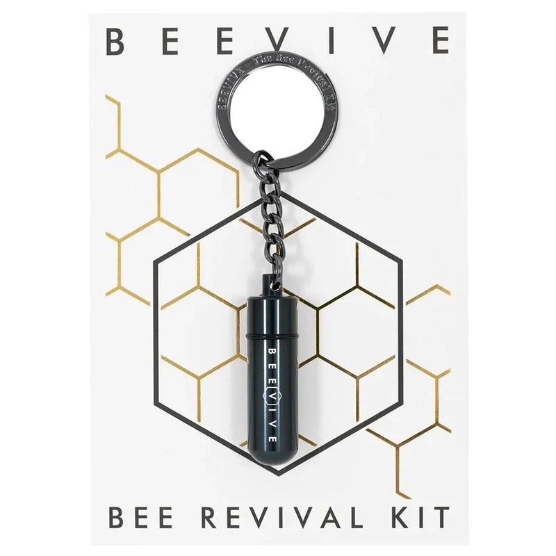 Bee Revival Keyring - Anthracite