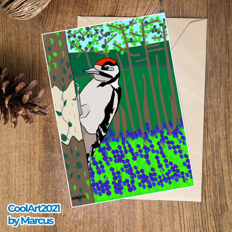 Woodpecker- CoolArt2021 by Marcus