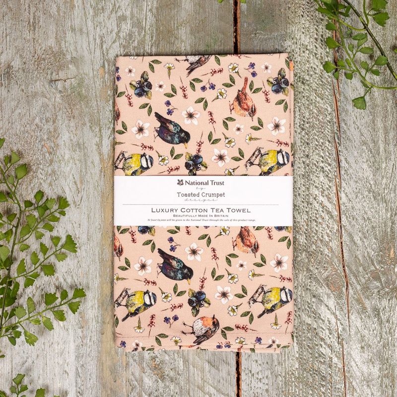 Garden Birds Tea Towel
