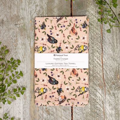 Garden Birds Tea Towel