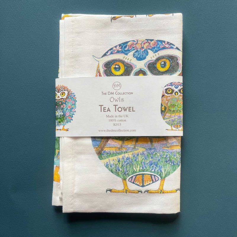 Owl Tea Towel