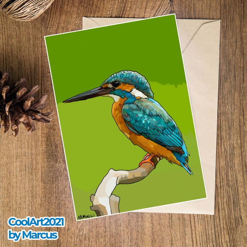 Kingfisher- CoolArt2021 by Marcus