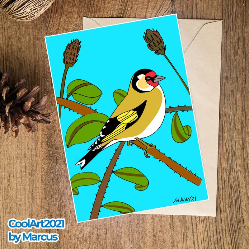 Goldfinch- CoolArt2021 by Marcus