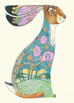 'Blue Hare' Card