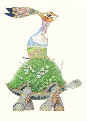 'The Tortoise and the Hare' Card