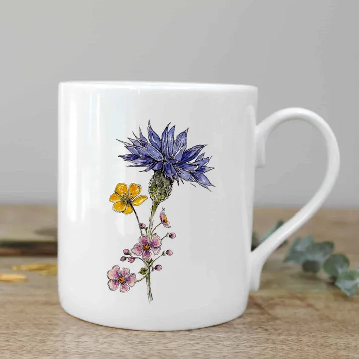 Cornflower Mug in a Gift Box