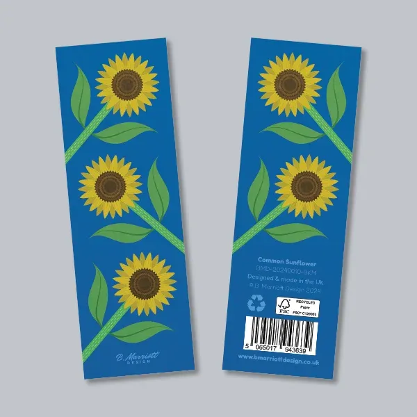Sunflower Bookmark