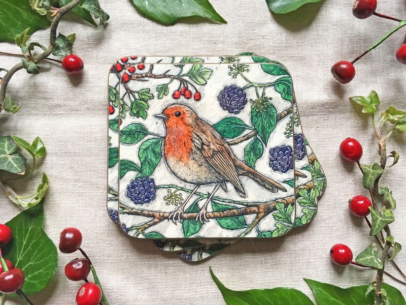 Autumn Robin Coaster