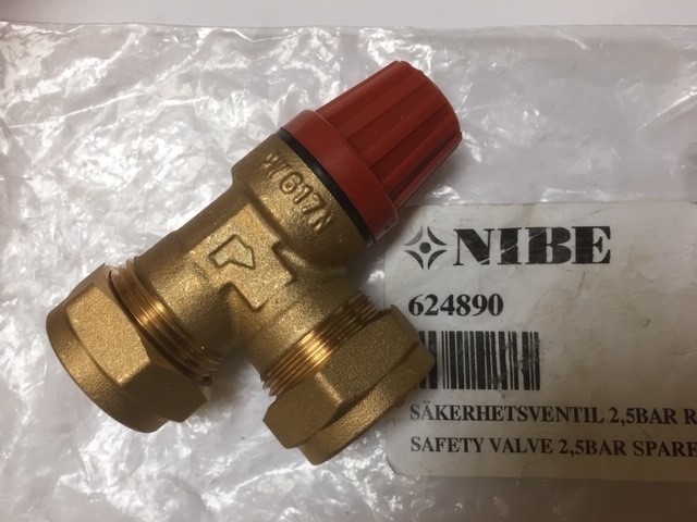 624890 - 2.5 Bar - Nibe F370