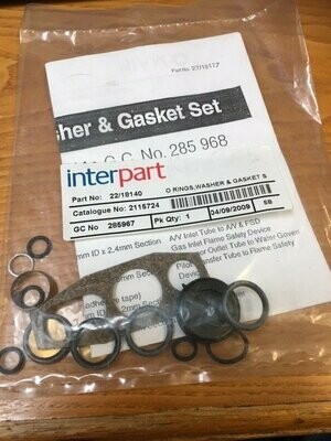 WASHER KIT - Main Mersey Super