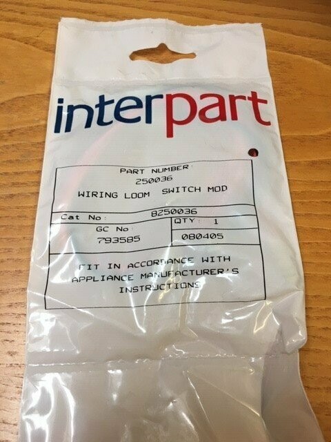 POTT 250036 WIRING LOOM SWITCH MOD