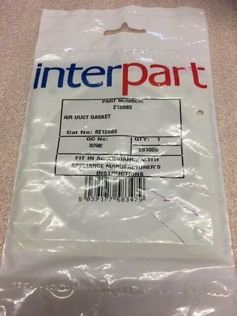 Baxi - 212083  AIR DUCT GASKET