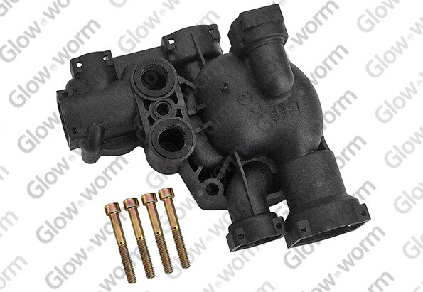 S801185 - Pump housing and 2x gaskets - Glow-worm