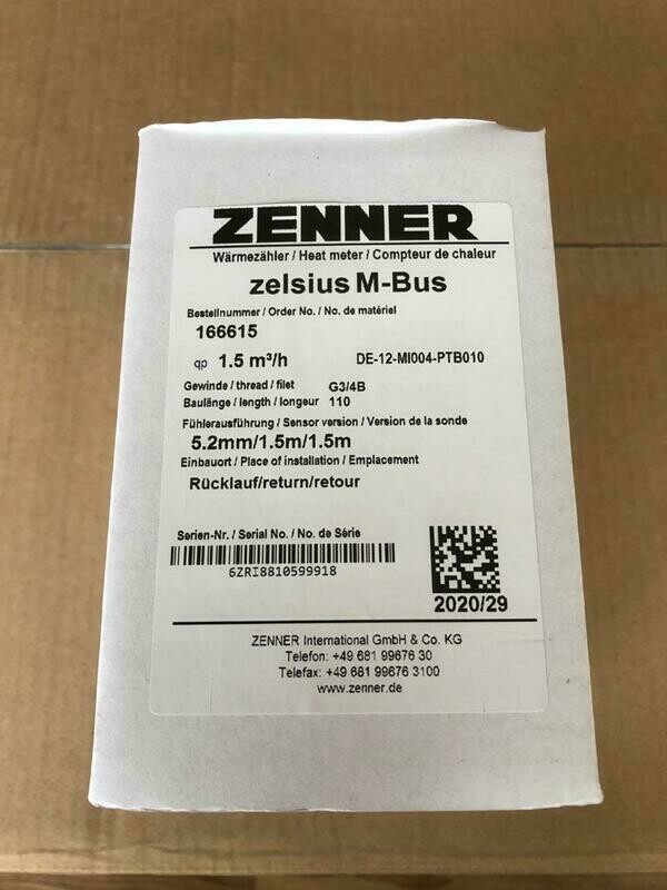 ZE102C5 - Ultrasonic Heat Meter with Hard Wired Mbus ( 166615 )