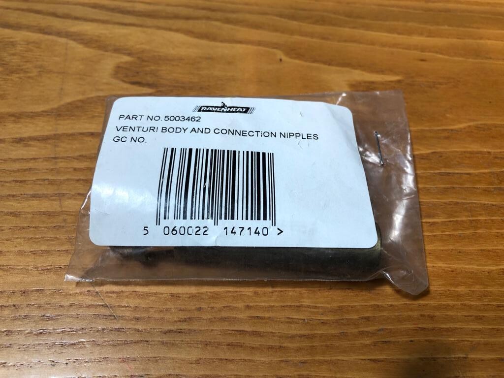 RAVN 5003462 VENTURI BODY COMPLETE WITH NIPPLES