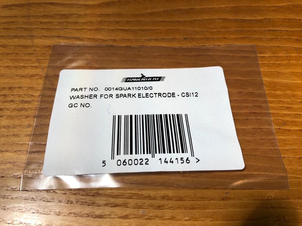 RAVN 0014GUA11010/0 WASHER FOR SPARK ELECTRODE - CSI12
