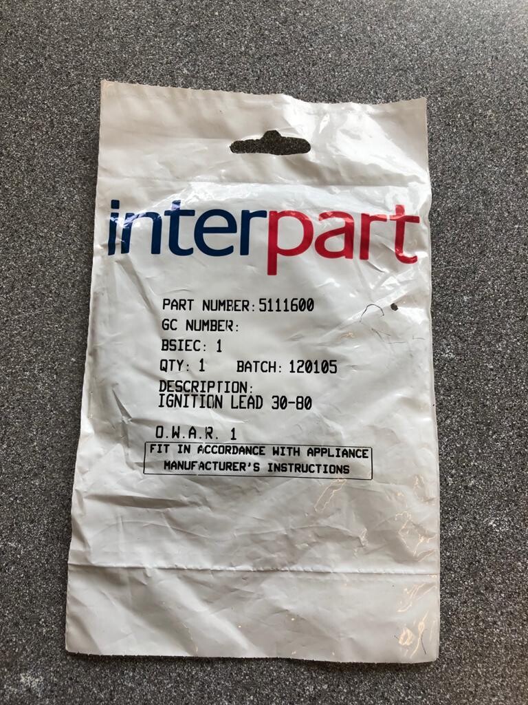 Baxi - 5111600  IGNITION LEAD 30-80