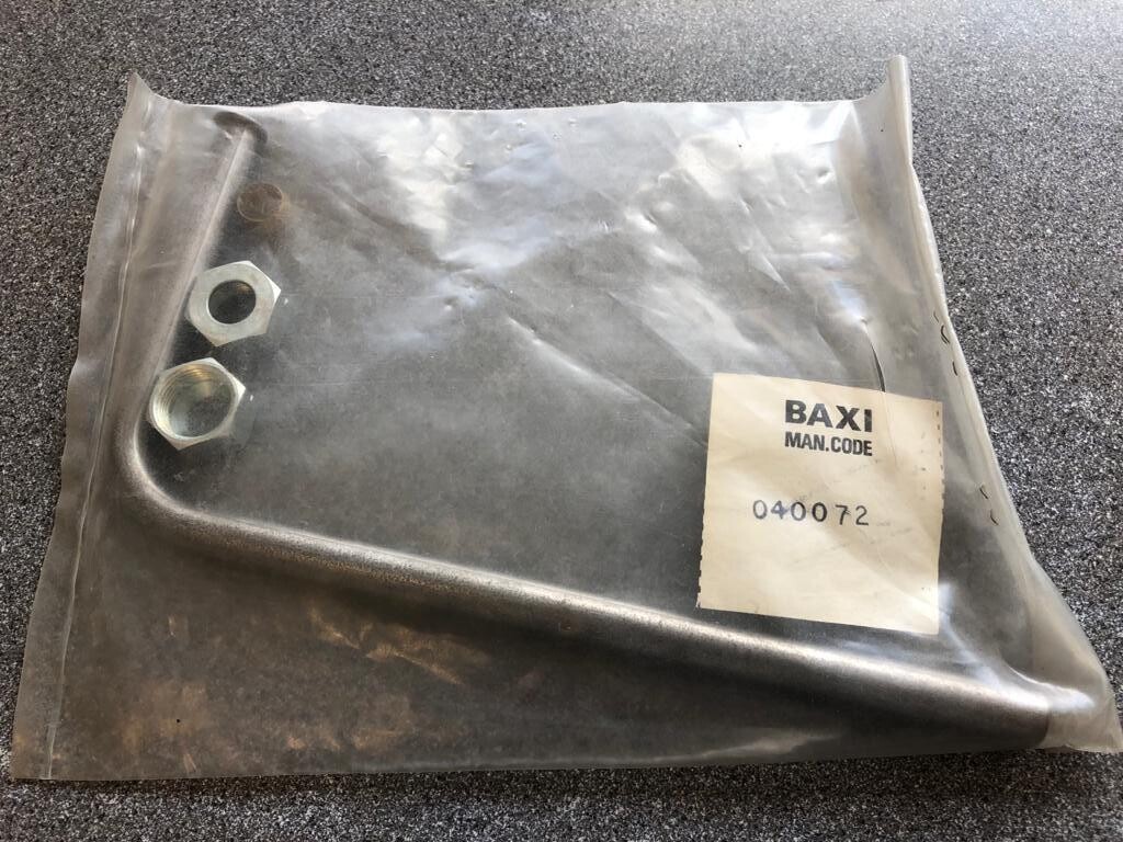 BAXI 040072 PIPE BRNR FEED NUT OLIVE 401