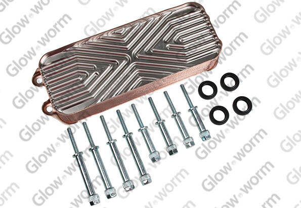 0020014402 - Heat exchanger dhw (16 plates) - Glow-worm