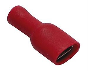 REGQ215 - Push-On Female Connector - Red (10) - Regin