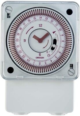 TAC1111240 - tactic 111.1 - 01.80.0001.1 - Daily Analogue Universal Time Switch - single channel time switch