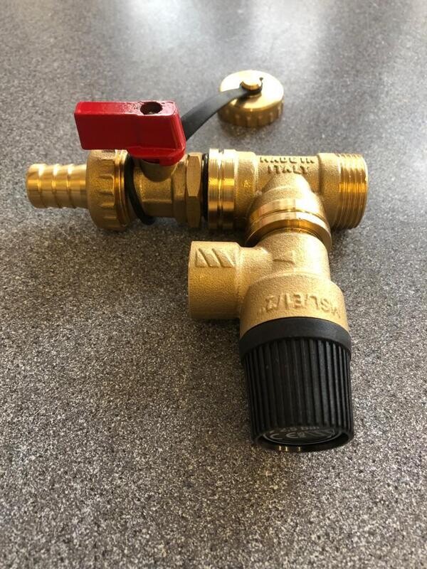 DGT81102605 - Safety Valve Drain Valve and Tee for VVX-I-FI and VVX-B