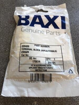 235620 - TERMINAL BLOCK (MALE/FEMALE) - Baxi