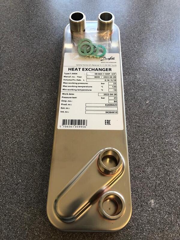 DGT94364410 - XB 06H-1 10HP   3/4" Heat Exchanger - Danfoss ( 94364410 )