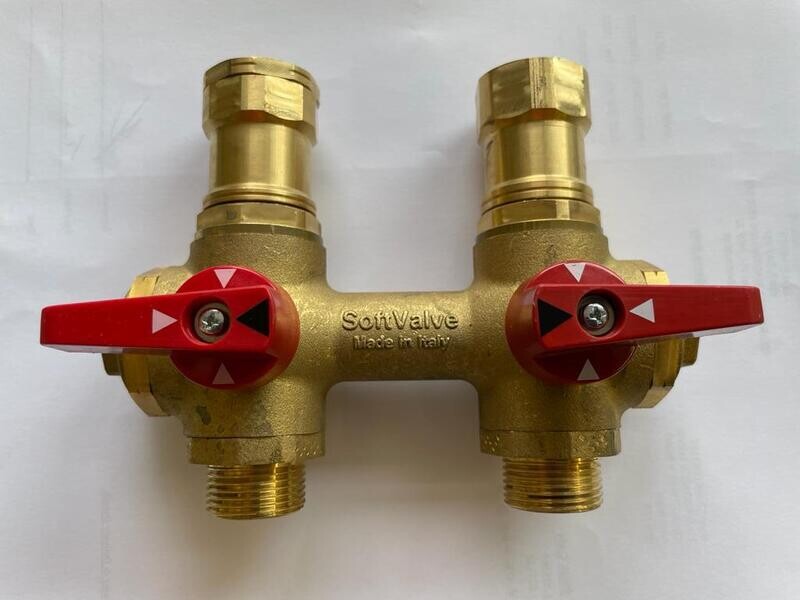 0502710234  - 3/4” M/F water soener bypass valve with non return valve