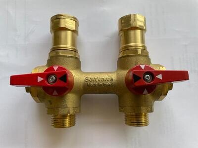 0502710234 - 3/4” M/F water soener bypass valve with non return valve