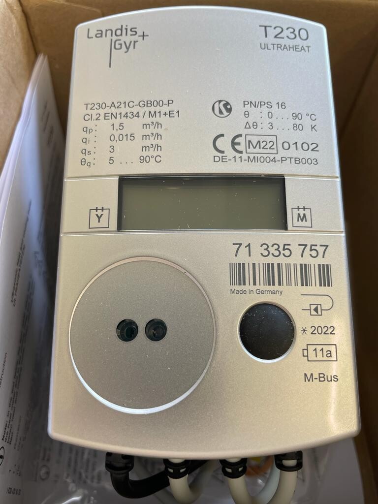 T230-A21C - BSP Screwed 15mm composite thermal Engergy Meter QP1.5