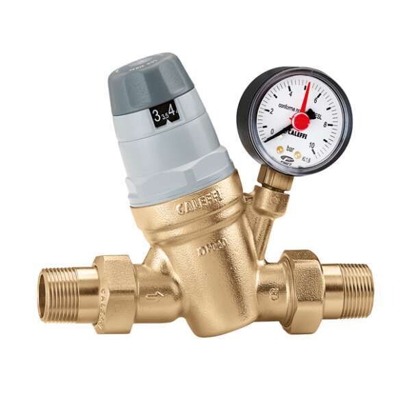 535041 - Pressure reducing valve with self-contained replaceable cartridge, with pressure gauge or pressure gauge connection. 1/2"