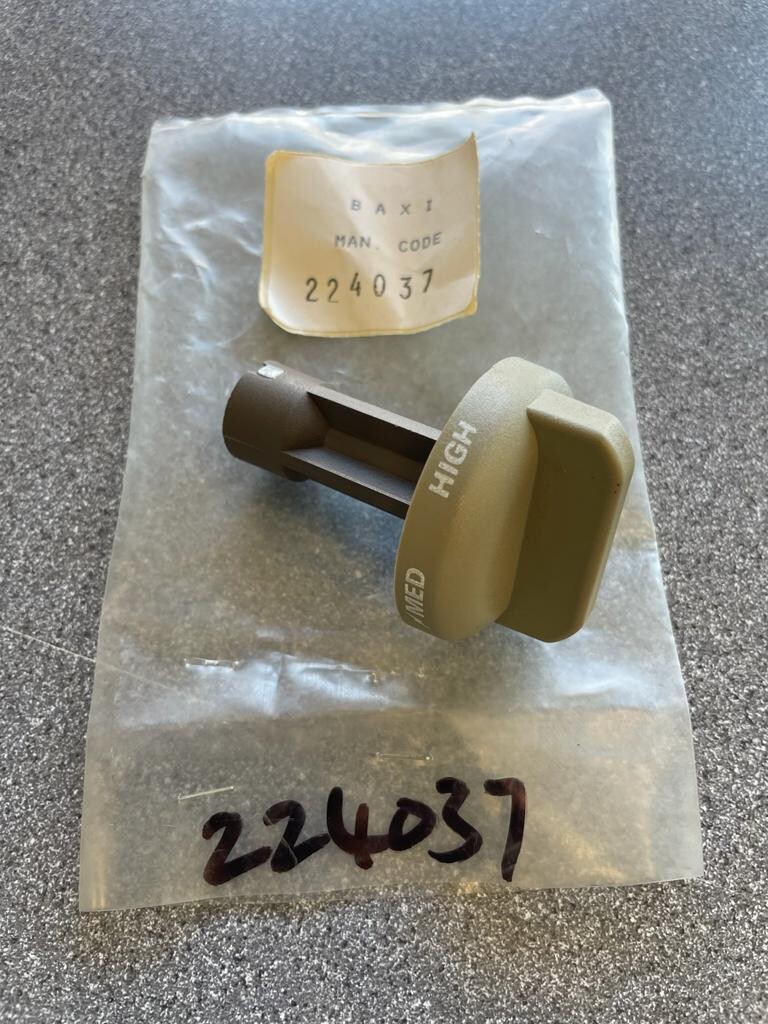 224037 - CONTROL KNOB - BAXI