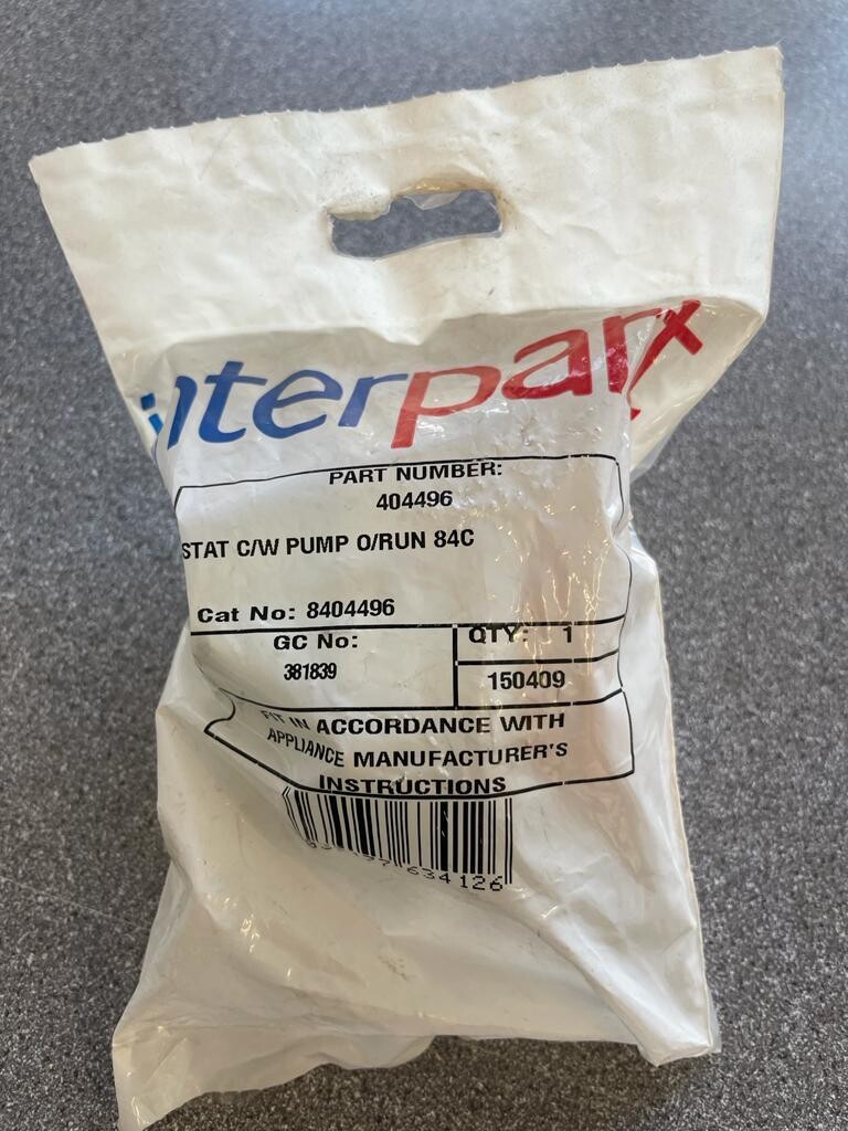 Baxi - 404496  STAT C/W PUMP O/RUN 84C