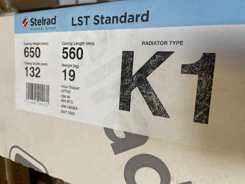 145024 - LST Standard K1 Rad 650 x 560 SP - Stelrad