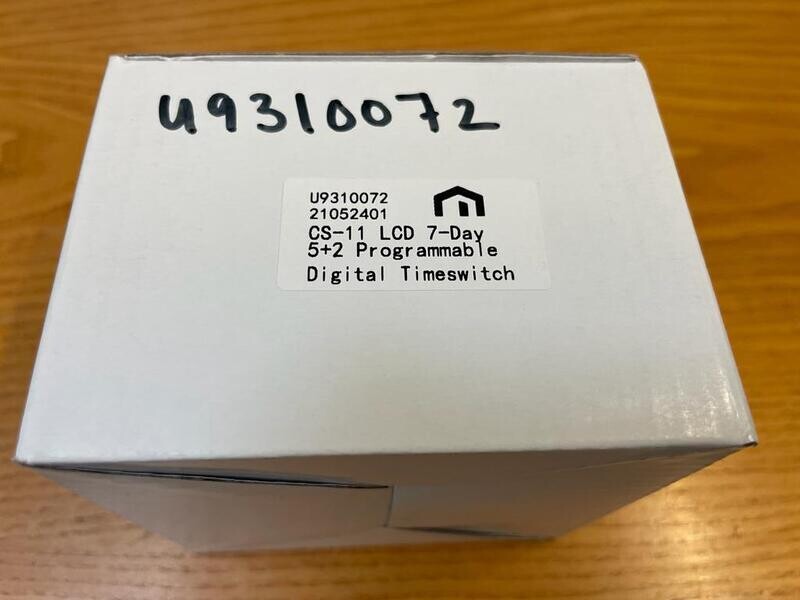 U9310072 - CS-11 LCD 7-Day 5+2 Programmable Digital Timeswitch